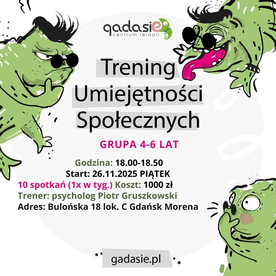 Warsztaty TUS - Listopad 2025. Trener: Piotr Gruszkowski (4-6lat)